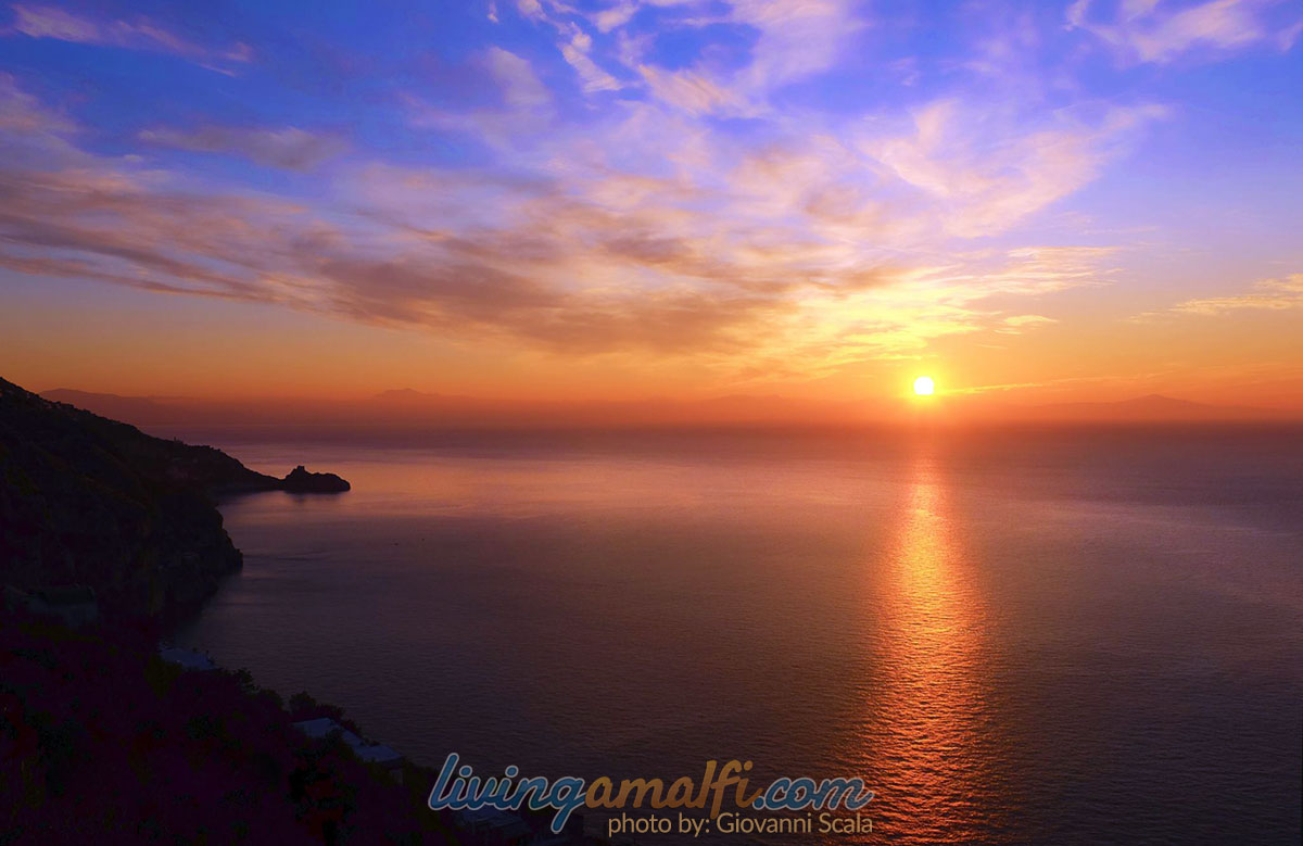Amalfi Coast sunrise - by Giovanni Scala