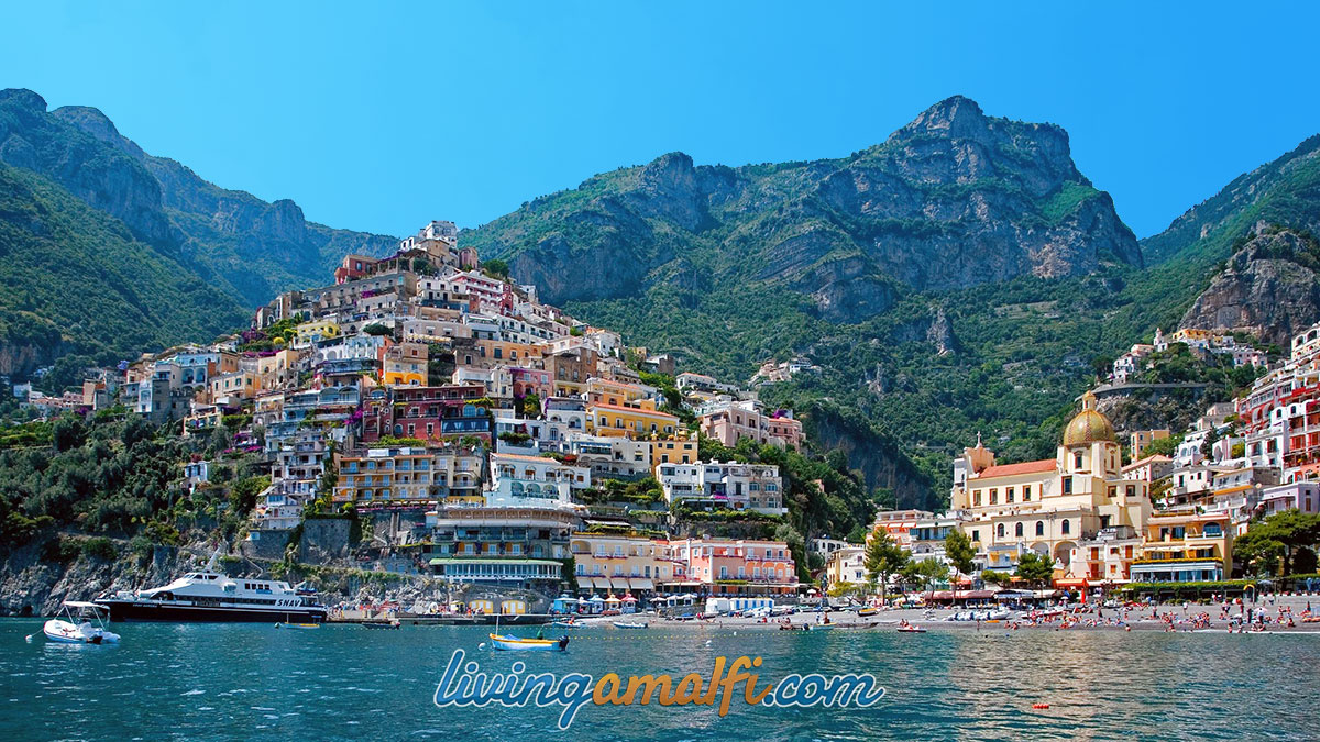 Positano by the sea - by unknown